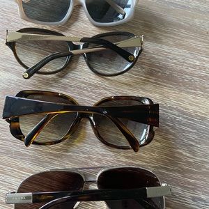 4 authentic pairs designer sunglasses